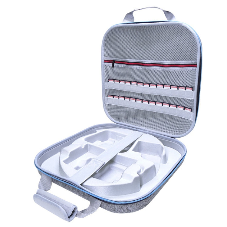 GH1865 EVA Hard Shell Fitness Ring Game Console Storage Bag For Nintendo Switch(Gray) - Bags by PMC TechLife | Online Shopping South Africa | PMC TechLife | Buy Now Pay Later Mobicred