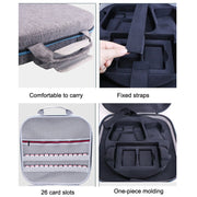 GH1865 EVA Hard Shell Fitness Ring Game Console Storage Bag For Nintendo Switch(Gray)