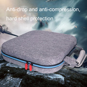 GH1865 EVA Hard Shell Fitness Ring Game Console Storage Bag For Nintendo Switch(Black)