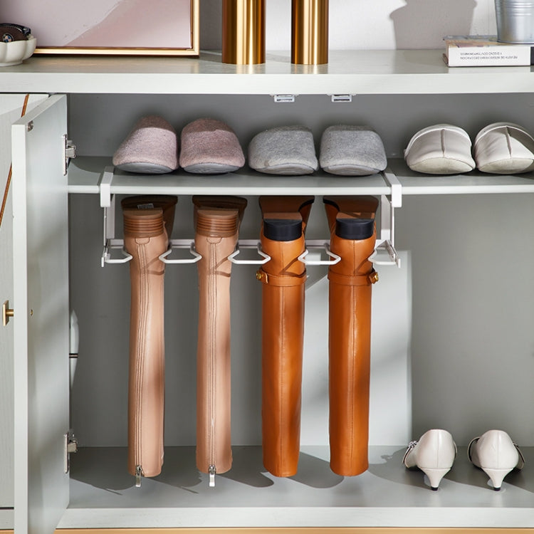 HP220110 Shoe Cabinet Partition Boot Storage Rack(White) - Shelf & Hooks by PMC TechLife | Online Shopping South Africa | PMC TechLife