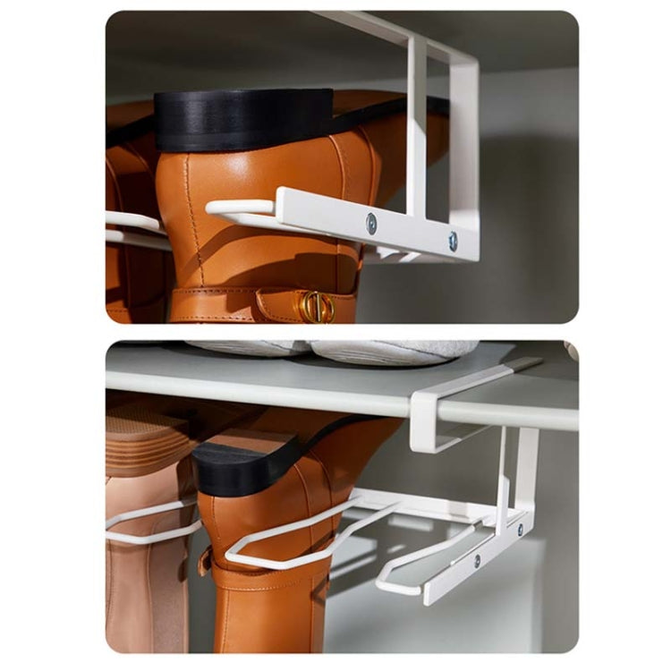 HP220110 Shoe Cabinet Partition Boot Storage Rack(White) - Shelf & Hooks by PMC TechLife | Online Shopping South Africa | PMC TechLife