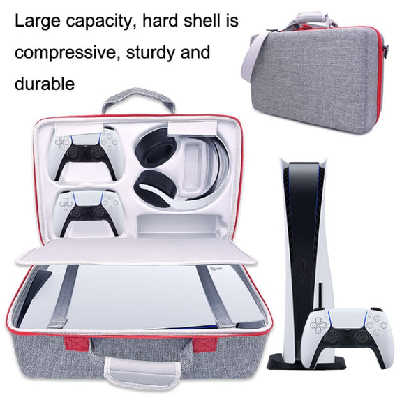 GH1881 Portable Game Console Storage Bag For PS5(Gray)