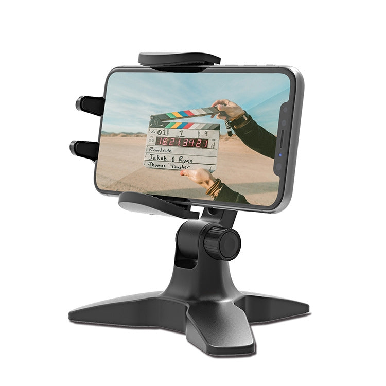 Portable Triangle Mobile Phone Bracket Live Broadcast Bracket(Black) - Desktop Holder by PMC TechLife | Online Shopping South Africa | PMC TechLife