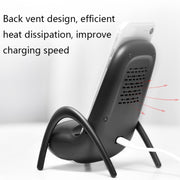 JP-wxc Chair Shape Wireless Charger with Amplifier Function(White)