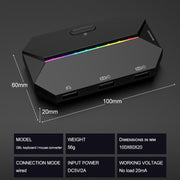 ZIYOU LANG G6L Gamepad To Keyboard Mouse Converter For Nintendo Switch / Xbox / PS4,Specification: Host