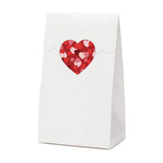 Roll Pack Valentine Day Heart Love Sticker Self-adhesive Label, Size: 2.5cm / 1 Inch(K-174)