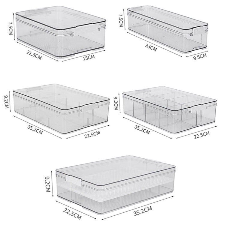 Fruit and Vegetable Refrigerator Crisper with Lid, Specification: TY-9077 - Preservation Supplies by PMC TechLife | Online Shopping South Africa | PMC TechLife