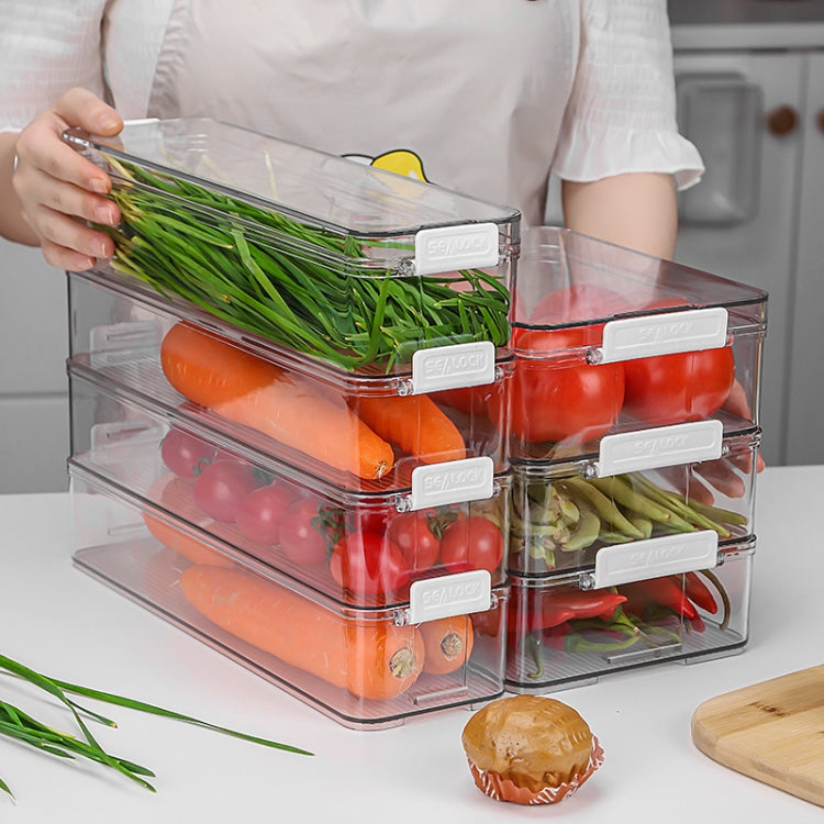 Fruit and Vegetable Refrigerator Crisper with Lid, Specification: TY-9077 - Preservation Supplies by PMC TechLife | Online Shopping South Africa | PMC TechLife