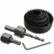16 PCS / Set Woodworking Open Machine Plastic Barrel Plasterboard Punch Drill Bit Electric Drill Reamer Woodworking Tool