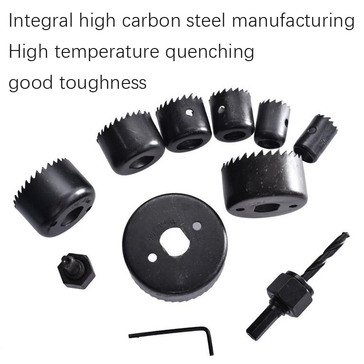 16 PCS / Set Woodworking Open Machine Plastic Barrel Plasterboard Punch Drill Bit Electric Drill Reamer Woodworking Tool - Drill & Drill Bits by PMC TechLife | Online Shopping South Africa | PMC TechLife