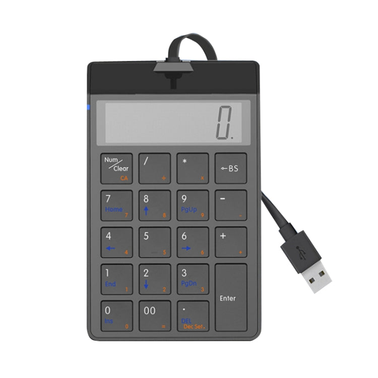 Sunreed SKB886S 19 Keys Wired Keypad With Digital USB Interface, Cable Length: 1.5m(Black) - free shipping - PMC Jewellery - Order now!