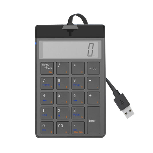Sunreed SKB886S 19 Keys Wired Keypad With Digital USB Interface, Cable Length: 1.5m(Black) - free shipping - PMC Jewellery - Order now!