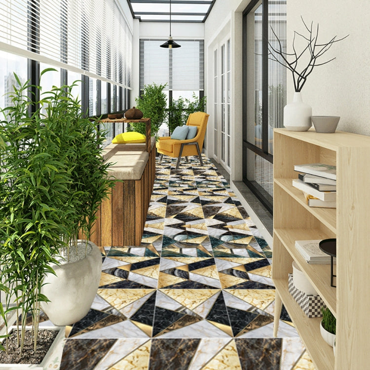 20 PCS 10cm PVC Crystal Covered Film Geometric Pattern Tile Wall Sticker(TS226) - Wall Tile Stickers by PMC TechLife | Online Shopping South Africa | PMC TechLife