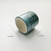 3 Sets/9 Rolls 4585 3m Paper Bronzing Hand Account Tape Set(Flower Leaves)