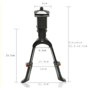 Bicycle Mountain Bike Foot Support Adjustable Middle Support(Black)