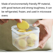 A2958 Chopped Onion Garlic Refrigerator Preservation Box with Lid, Specification: 6-pieces / Sets