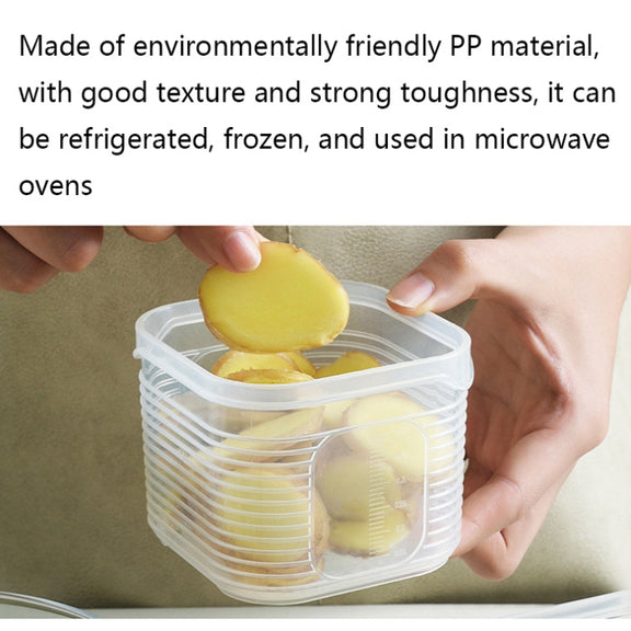 A2958 Chopped Onion Garlic Refrigerator Preservation Box with Lid, Specification: 6-pieces / Sets