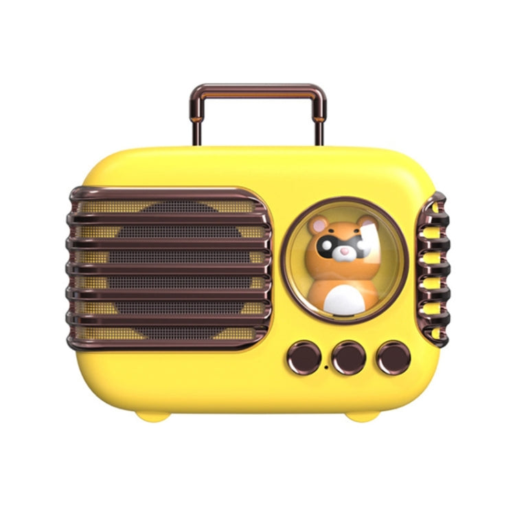 DW09 HD Sound Quality Portable USB Luggage Bluetooth Speaker(Yellow)