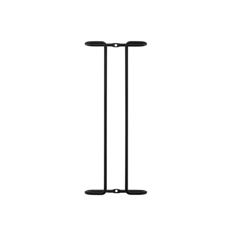 Simple Single-Row Red Wine Cup Inverted Rack(Dumb Black) - Shelf by PMC TechLife | Online Shopping South Africa | PMC TechLife