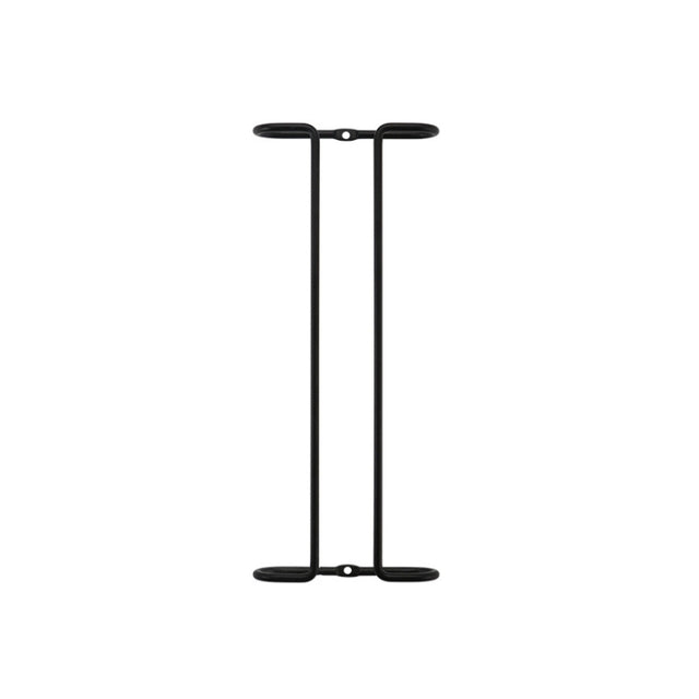 Simple Single-Row Red Wine Cup Inverted Rack(Dumb Black)