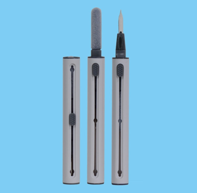5 PCS Portable Second-generation Telescopic Headset Cleaning Pen Keyboard Dust Brush(White) - Other Accessories by PMC TechLife | Online Shopping South Africa | PMC TechLife