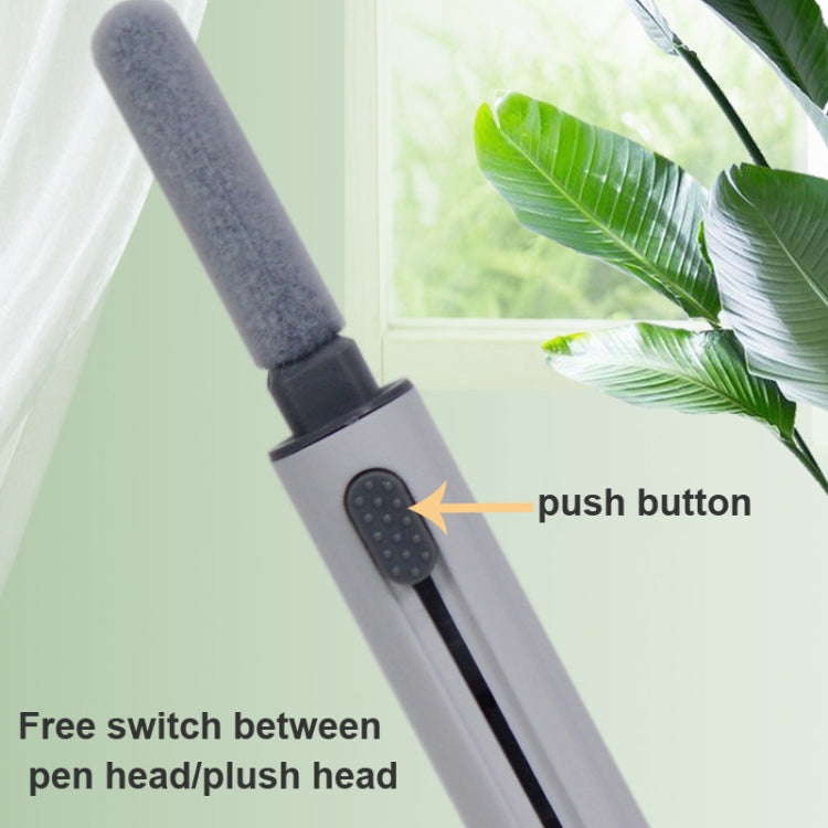 5 PCS Portable Second-generation Telescopic Headset Cleaning Pen Keyboard Dust Brush(Black) - Other Accessories by PMC TechLife | Online Shopping South Africa | PMC TechLife