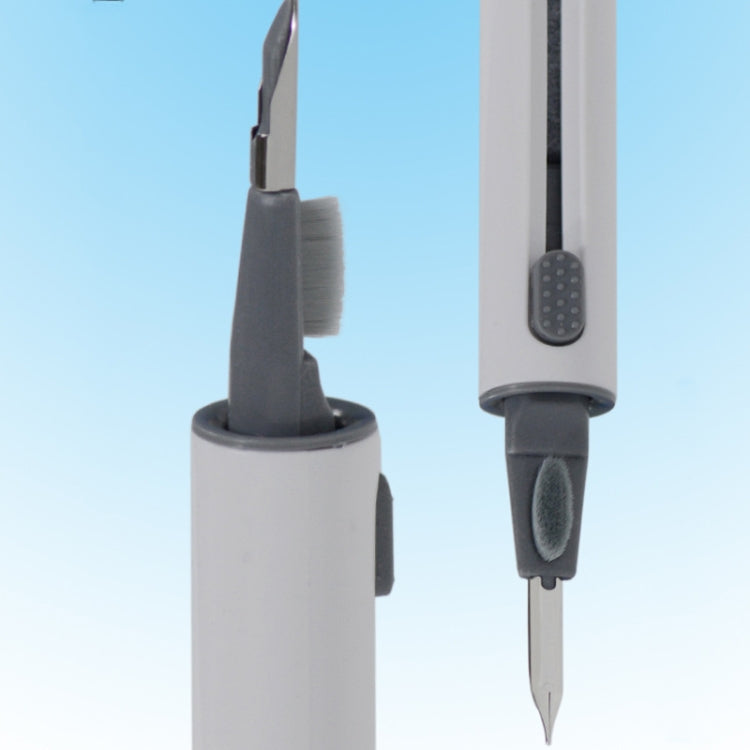 5 PCS Portable Second-generation Telescopic Headset Cleaning Pen Keyboard Dust Brush(Black) - Other Accessories by PMC TechLife | Online Shopping South Africa | PMC TechLife