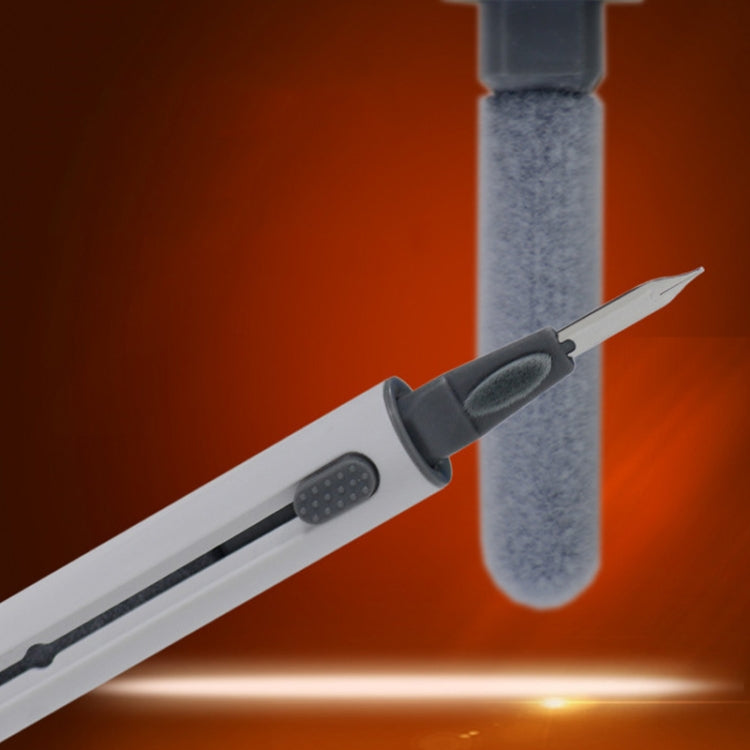 5 PCS Portable Second-generation Telescopic Headset Cleaning Pen Keyboard Dust Brush(Black) - Other Accessories by PMC TechLife | Online Shopping South Africa | PMC TechLife