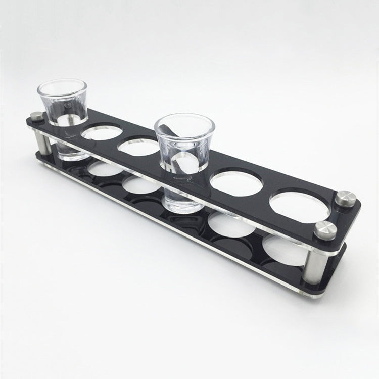 Acrylic Round Hole Wine Glass Holder, Layer (specification): 6 Grids - Shelf by PMC TechLife | Online Shopping South Africa | PMC TechLife