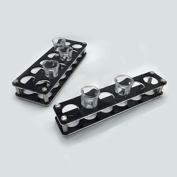 Acrylic Round Hole Wine Glass Holder, Layer (specification): 6 Grids - Shelf by PMC TechLife | Online Shopping South Africa | PMC TechLife