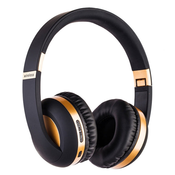 MH4 Mobile Phone Subwoofer Wireless Bluetooth Sports Headset(Gold)