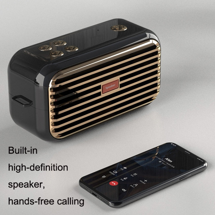 X7 Outdoor Portable Dual Speaker Wireless Bluetooth Retro Portable Speaker(Red) - Desktop Speaker by PMC TechLife | Online Shopping South Africa | PMC TechLife
