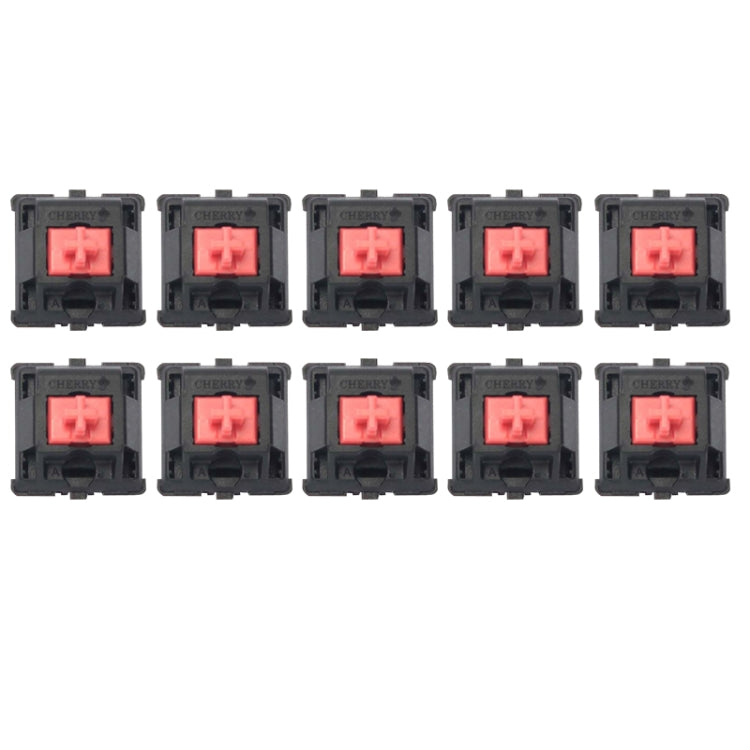 10PCS Cherry Shaft MX Switch Linear Mute Keyboard Shaft, Color: Mute Red Shaft - Other by PMC TechLife | Online Shopping South Africa | PMC TechLife