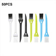 50 PCS Razor Brush Crevice Cleaning Brush Groove Brush Mini Small Brush(Random Color Delivery) - free shipping - PMC TechLife - Order now!