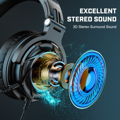 OneOdio PRO GD Phone Tablet Student Wired Headset, Cable Length: 2m(Black) - free shipping - PMC Jewellery - Order now!