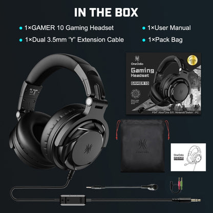 OneOdio PRO GD Phone Tablet Student Wired Headset, Cable Length: 2m(Black) - free shipping - PMC Jewellery - Order now!