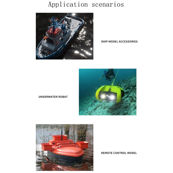 Ship Model Underwater Propeller Water-resistant Brushless Motor Underwater Robot