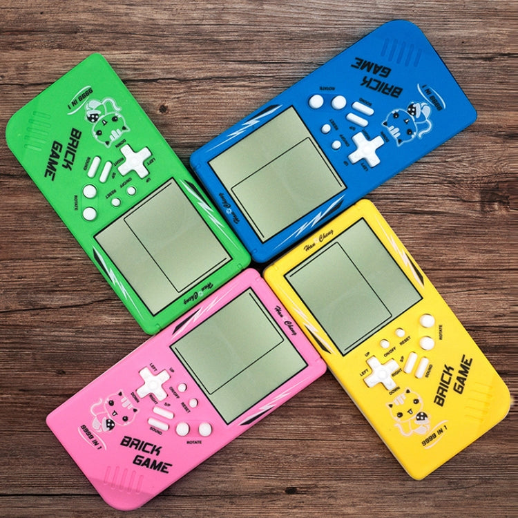 Large Screen Retro Children Handheld Game Console(Green)