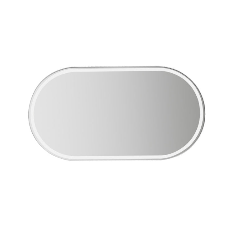 Sun Visor High-Definition Mirror Stainless Steel Makeup Mirror Oval Large - Interior Mirrors by PMC TechLife | Online Shopping South Africa | PMC TechLife