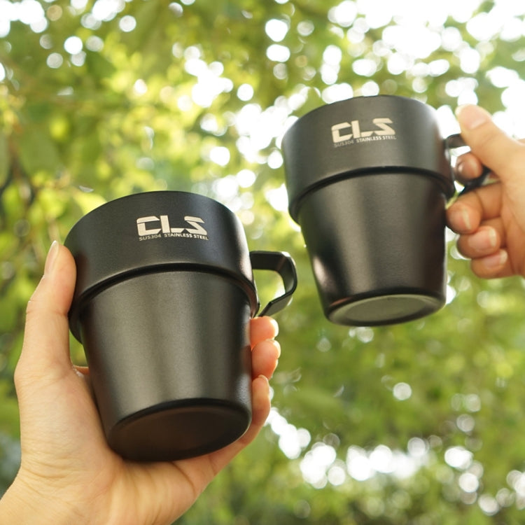 CLS 4 in 1 Outdoor 304 Stainless Steel Camping Cup(300ml) - free shipping - PMC Jewellery - Order now!