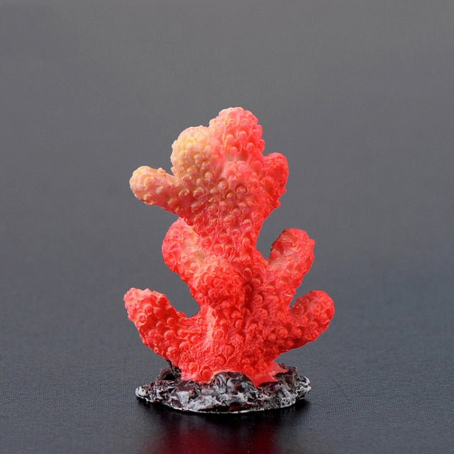 10 PCS Simulation Resin Coral Aquarium Fish Tank Small Ornaments, Colour: No. 5 Colorful