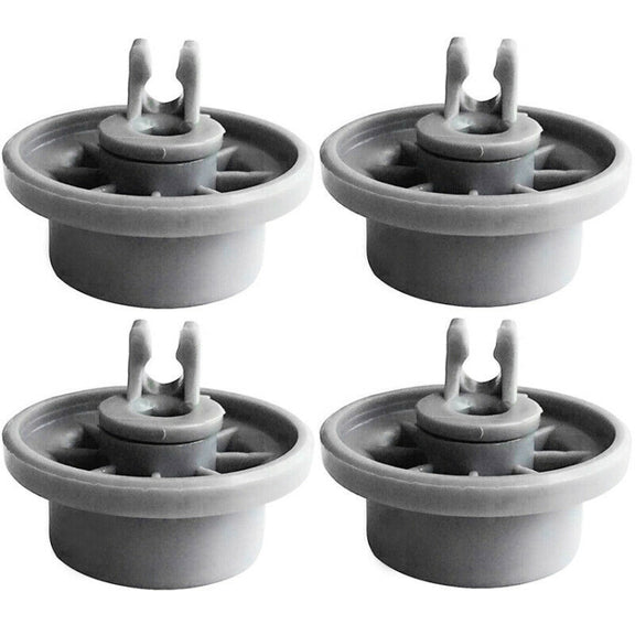 4 PCS Wheels for Bosch Siemens Neff 165314 Dishwasher Accessories(Light Grey)