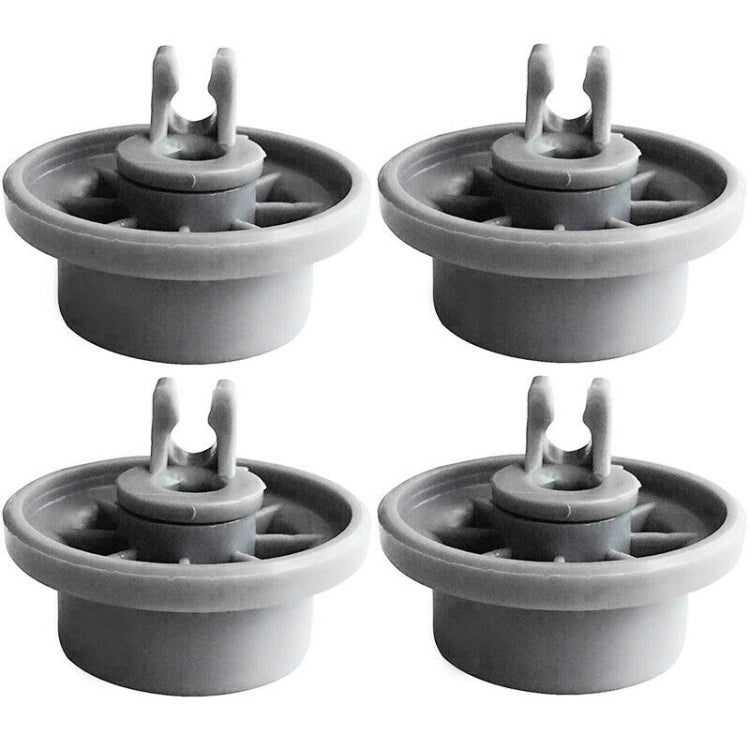 4 PCS Wheels for Bosch Siemens Neff 165314 Dishwasher Accessories(Light Grey)