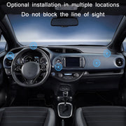 Car Aluminum Alloy Magnetic Mobile Phone Holder, Colour: Black (Luminous)