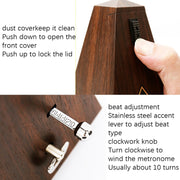 FRIEND Tower Mechanical Terrace Piano Guitar Violin Universal Rhythm Instrument(Tower Teak Color)