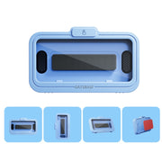 Oatsbasf  Bathroom Water-resistant Phone Case Holder Shower Phone Box Wall Mount Phone Holder(Blue)