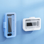 Oatsbasf  Bathroom Water-resistant Phone Case Holder Shower Phone Box Wall Mount Phone Holder(White)