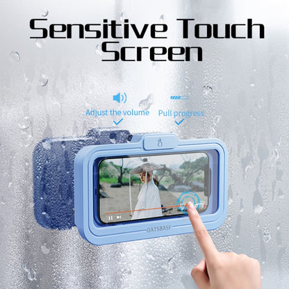 Oatsbasf  Bathroom Waterproof Phone Case Holder Shower Phone Box Wall Mount Phone Holder(White) - free shipping - PMC Jewellery - Order now!