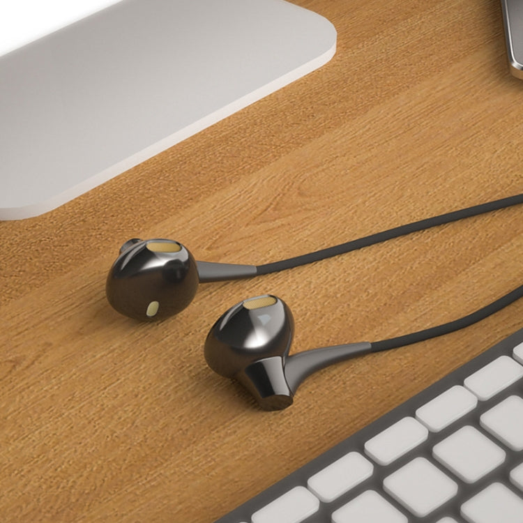 lanzero 3.5mm Wired In-Ear Sports Headphones(A2 Black)