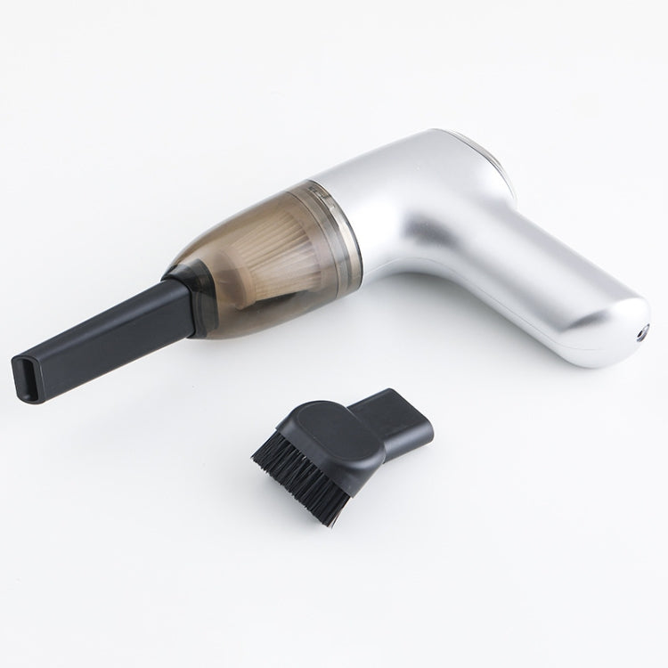 Home Handheld Desktop Cleaning Wireless Vacuum Cleaner Small Powerful Car Vacuum Cleaner(Silver) - Vacuum Cleaner by PMC TechLife | Online Shopping South Africa | PMC TechLife